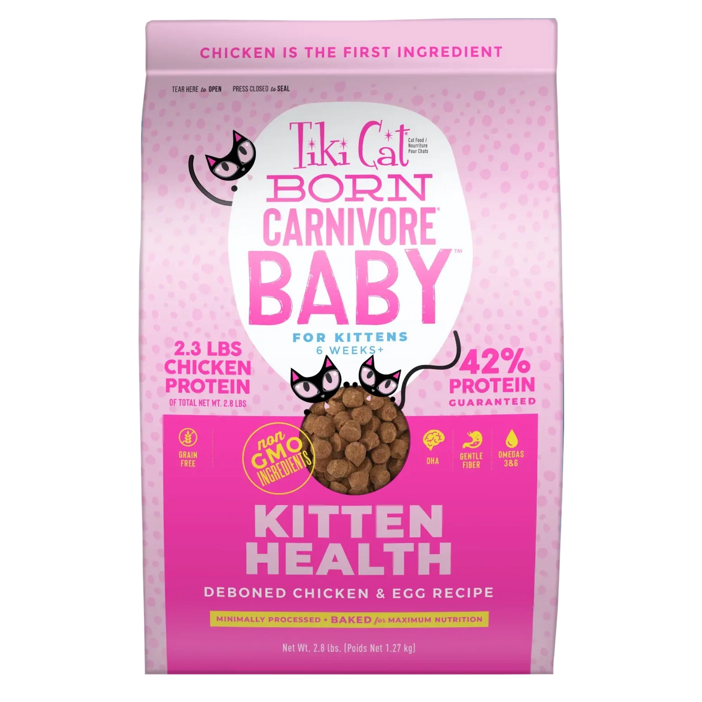 Tiki Cat Born Carnivore Chicken & Egg Kitten