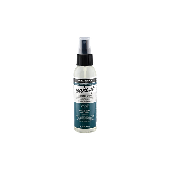 Aunt Jackie's Aloe & Mint Recipes Wake Up Refresher Spray for Dry Hair, Face & Skin