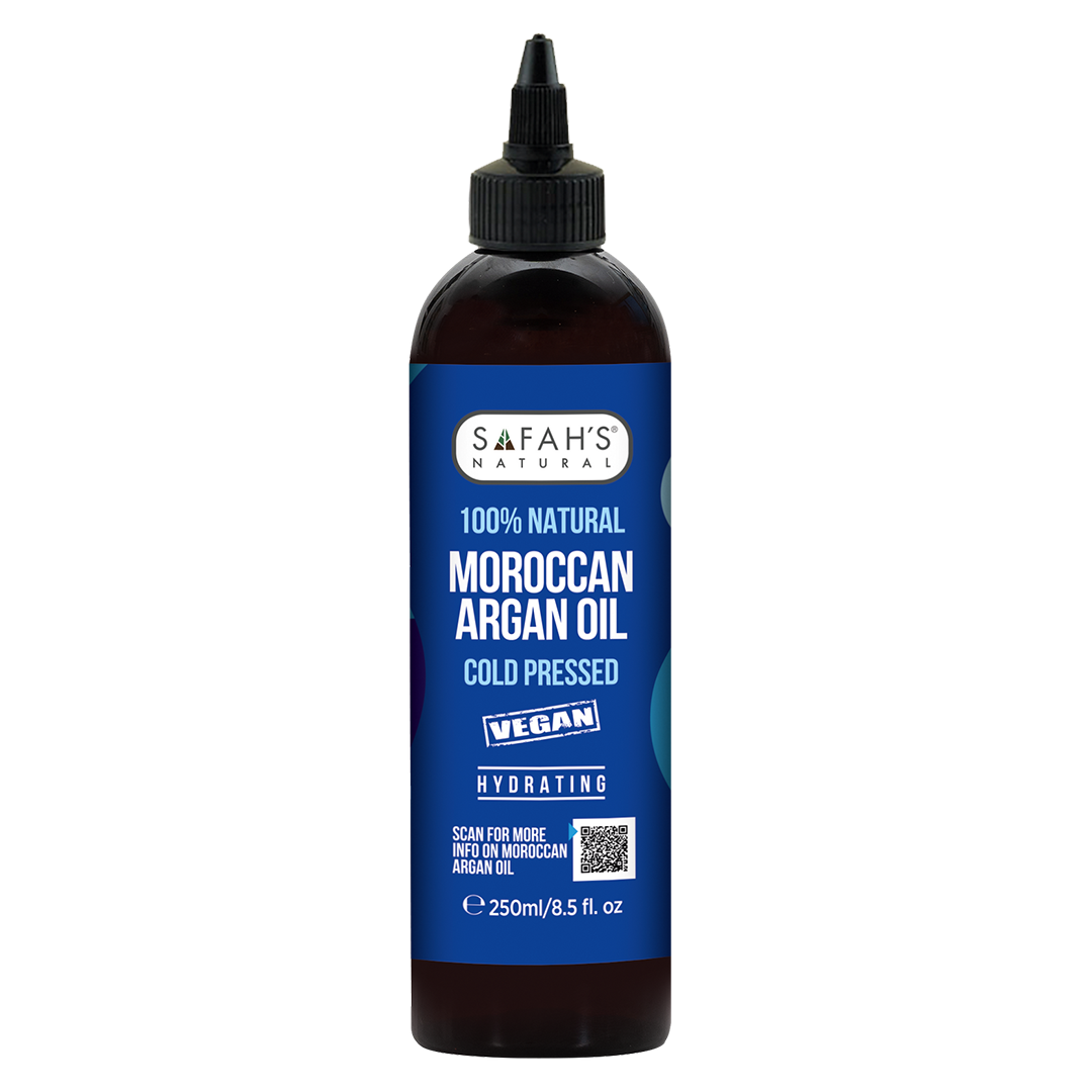 Safah's Natural Blended Moroccan Argan Oil 8.5 oz