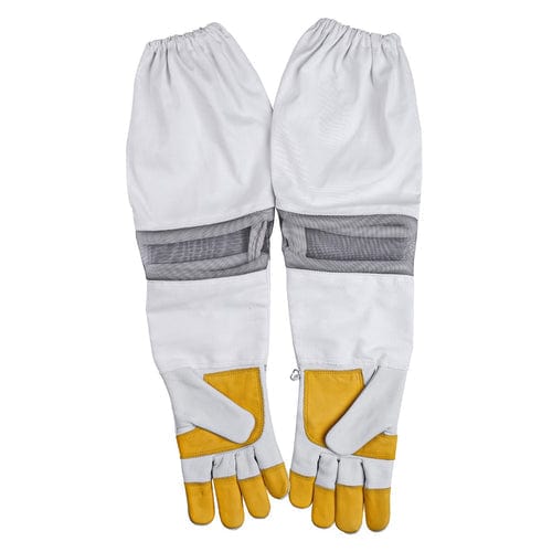 Beekeeping Bee Gloves Cow Hide Ventilated Heavy Duty Gloves L