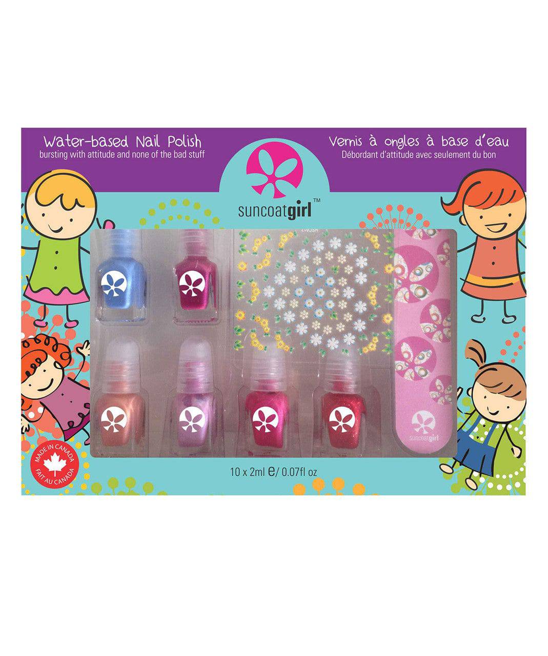 SuncoatGirl Water-Based Nail Polish Mini Mani Kit 6 Pack