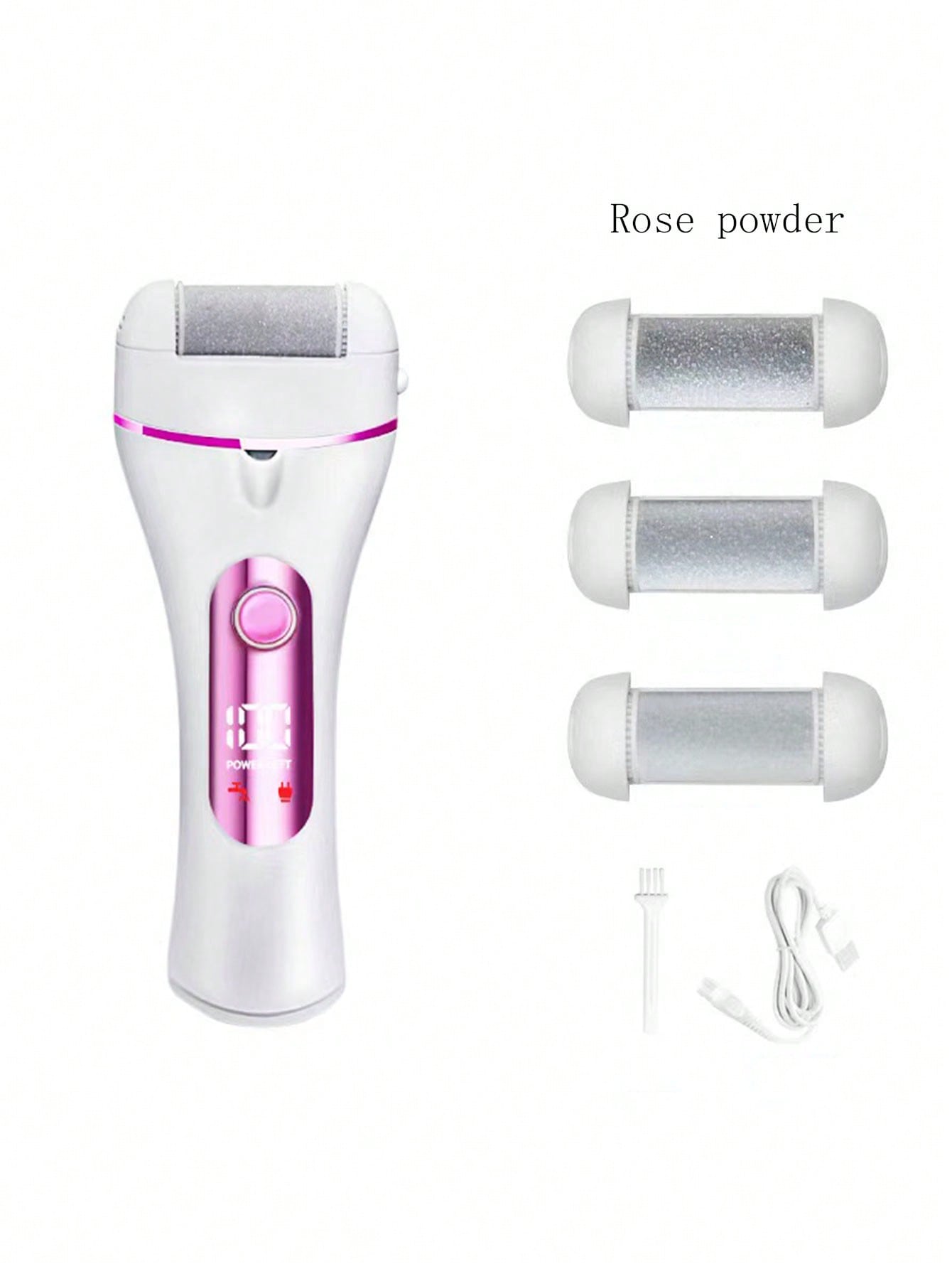 1pc,New electric foot grinder, digital display for removing dead skin and calluses, foot repair instrument, foot grinding stone, foot rubbing machine, divine tool