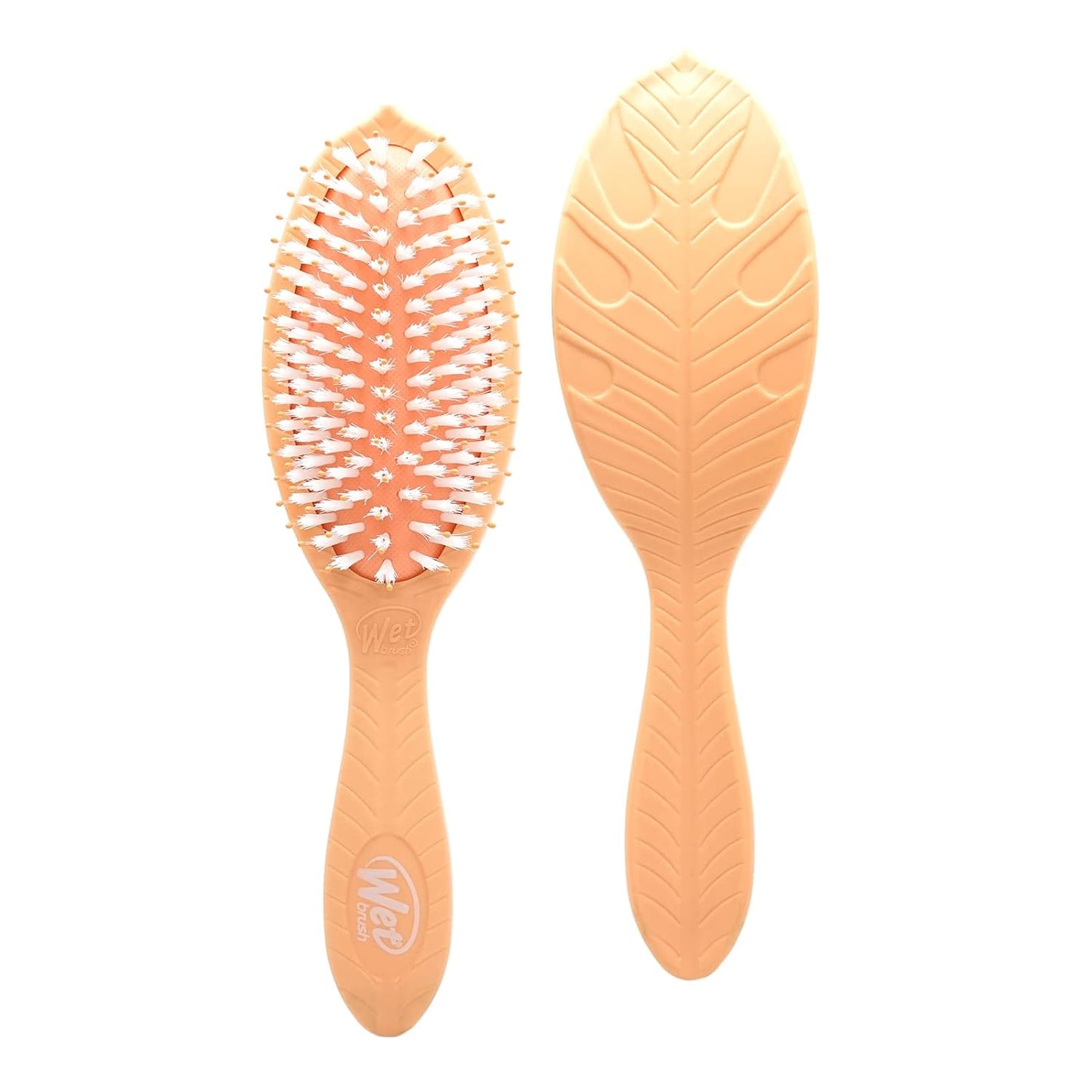 Wet Brush Go Green Coconut Oil Infused Detangling Hair Brush - Pain-Free Ultra-Soft Detangler Bristles Glide Through Tangles with Ease - Protects Against Split Ends