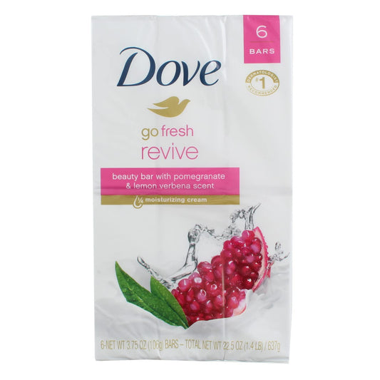 Dove Beauty Bar Gentle Skin Cleanser For Softer and Smoother Skin Rejuvenating More Moisturizing Than Bar Soap, 3.75 Ounce (Pack of 6)