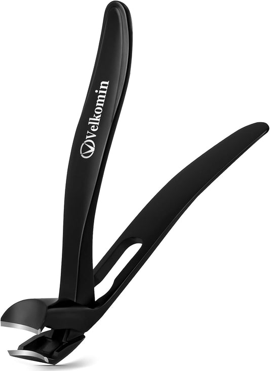 Best Toenail Clippers for Seniors Thick Toenails - Angled Head, Long-Handled, Ultra-Sharp and Durable Stainless Steel Toenail Cutter Trimmer for Men and Women, 18-Month Replacement Warranty!