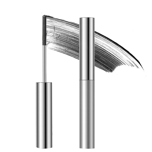 Black Washable Metal Mascara, Iron Wand Mascara, Bristleless Metal Mascara Brush,Waterproof Long Lasting Lash Extensions Mascara