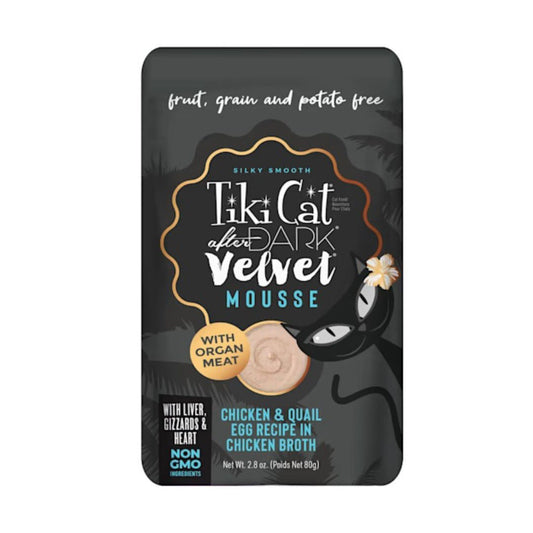 Tiki Pet Cat After Dark Mousse Chicken & Quail 2.8Oz