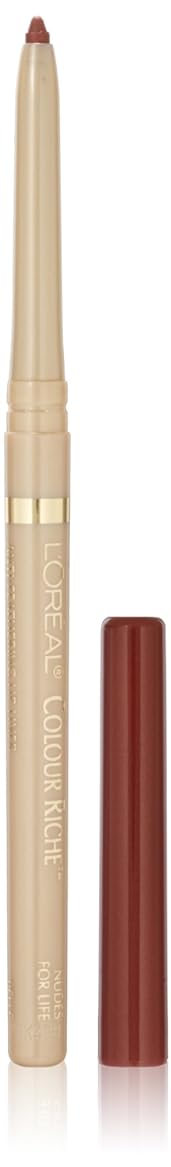 L'Oreal Paris Colour Riche Lip Liner with Omega 3 and Vitamin E, Nudes For Life, 0.007 oz.