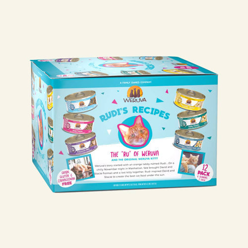 Weruva Cat Rudis Recipes Variety Pack 5.5oz (Case Of 12)