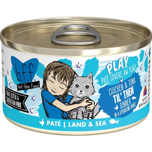 BFF Cat Play Chicken and Tuna Til Then Dinner 2.8oz. (Case Of 12)