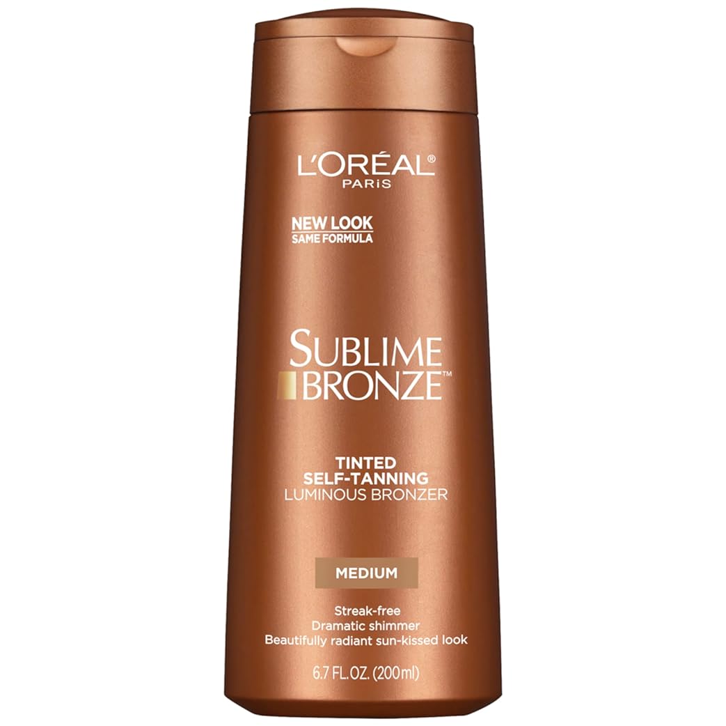 L'OrŽal Paris Sublime Bronze Luminous Bronzer Self-Tanning Lotion, 6.7 oz.