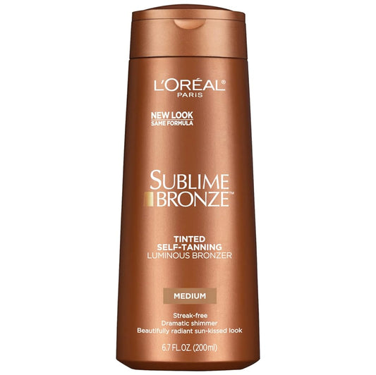L'OrŽal Paris Sublime Bronze Luminous Bronzer Self-Tanning Lotion, 6.7 oz.