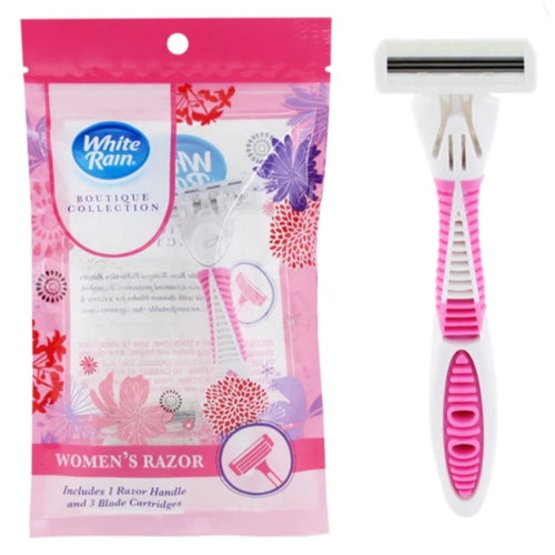 White Rain Women's Boutique Collection Disposable Razor + 2 Blades