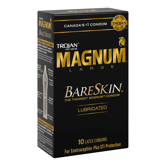 Trojan - Magnum Raw Condoms - Large | 8 Lubricated Latex Condoms