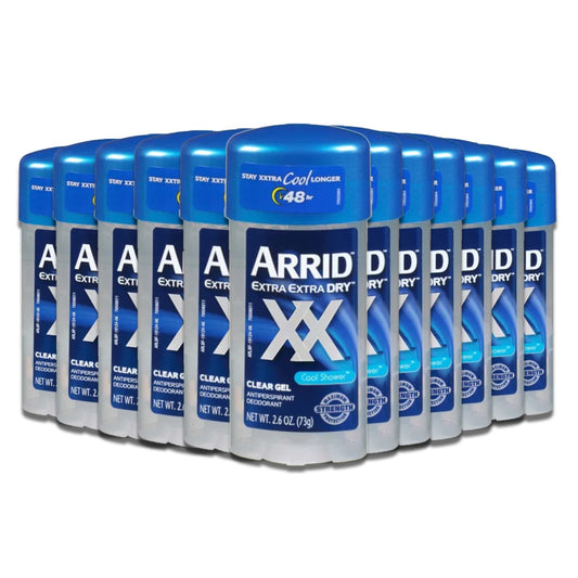 ARRID Extra  Dry Cool Shower Gel Antiperspirant, 2.6 oz - 12 Pack