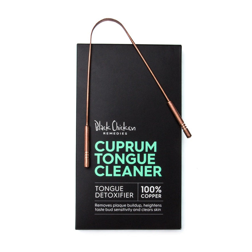 Black Chicken Remedies Cuprum Tongue Cleaner (100% Copper)