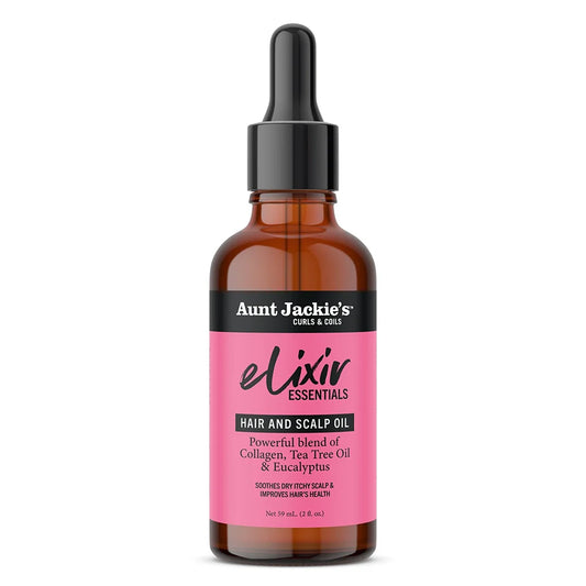 Aunt Jackie's Elixir: Collagen & Tea Tree Hair & Scalp Oil 59 ml