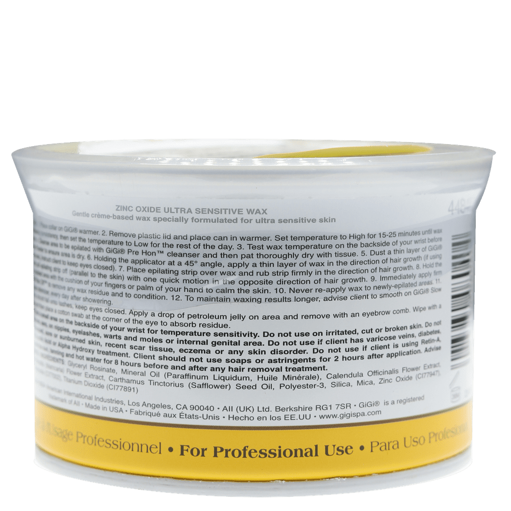 Gigi Zinc Oxide Ultra Sensitive Wax 13oz