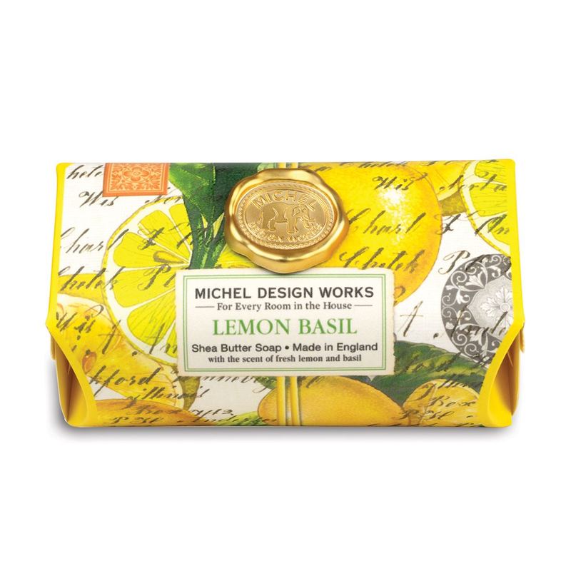 Michel Design Works Large Bath Soap Bar 8.7oz 246g - Lemon Basil