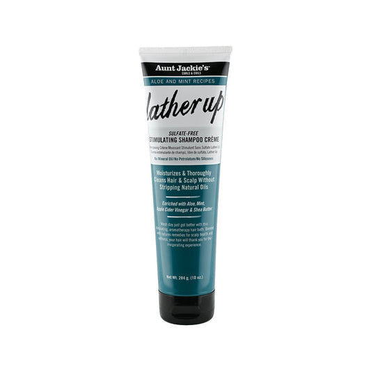 Aunt Jackie's Aloe & Mint Recipes Lather Up Stimulating Hair Moisturizing Shampoo Creme