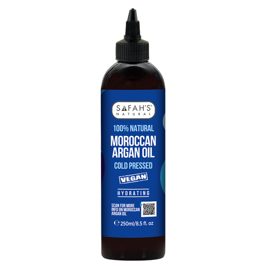 Safah's Natural Blended Moroccan Argan Oil 8.5 oz