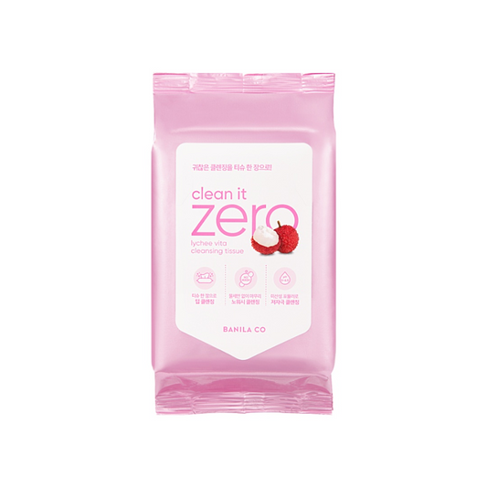 Banila Co Clean It Zero Lychee Vita Cleansing Tissue 30ea