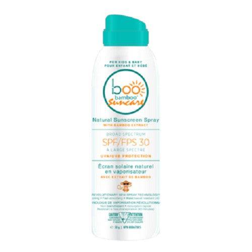 Boo Bamboo Baby and Kids Natural Sunscreen Spray SPF 30 - YesWellness.com