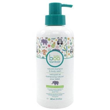 Boo Bamboo Baby Unscented Shampoo & Body Wash 600mL