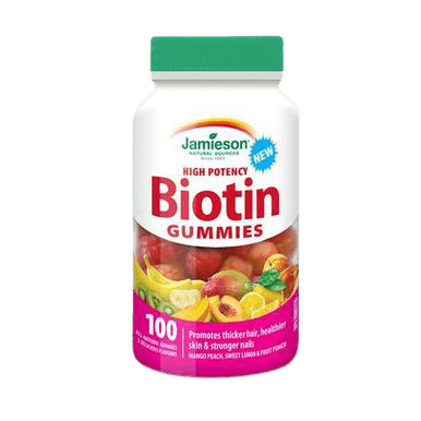 Jamieson High-Potency Biotin Gummies - 100 Gummies