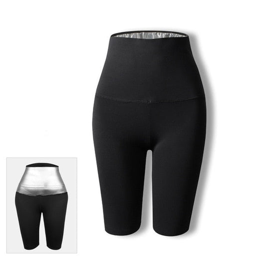 Women Sauna Sweat Pants Thermo Fat Control Legging Body Shapers Fitness Stretch