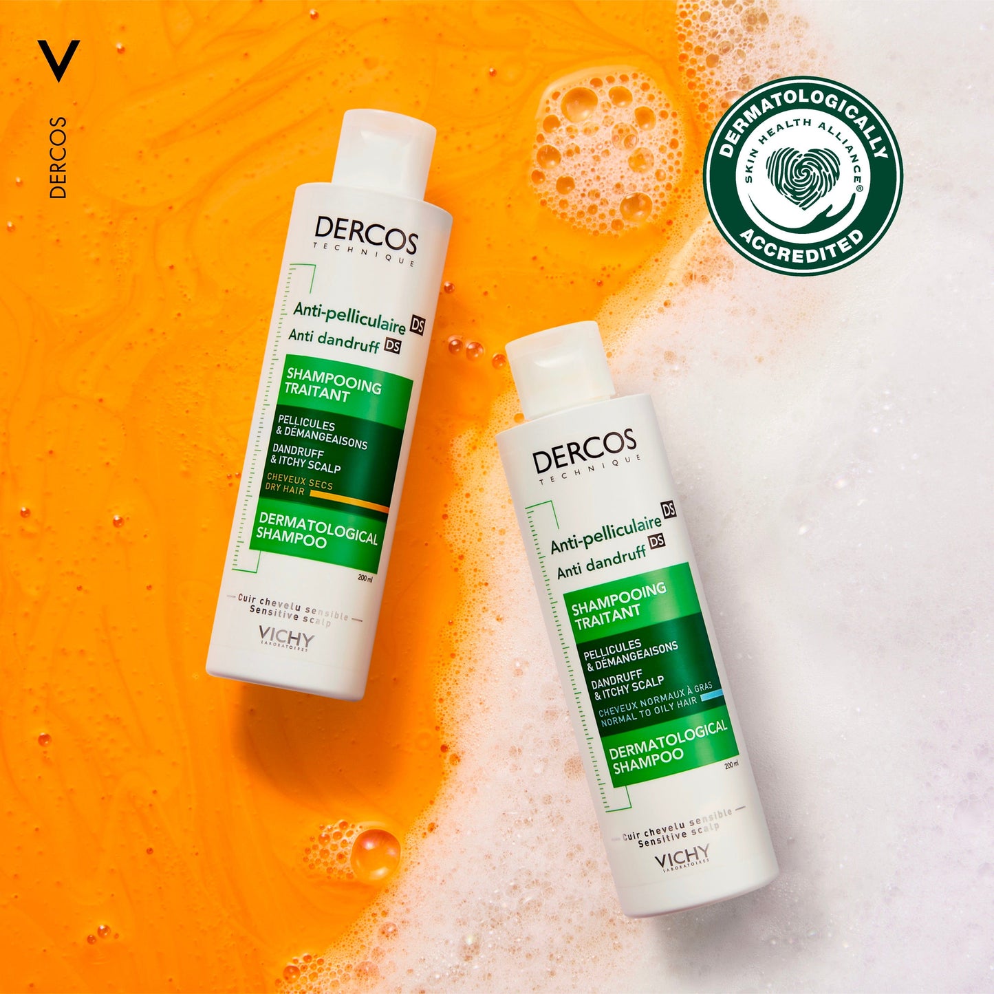 Vichy Dercos Anti-Dandruff Shampoo For Oily Hair and Scalp